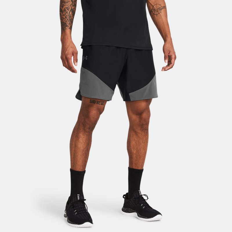 Men's Under Armour Vanish Elite Hybrid Shorts Black / Castlerock / Black XXL